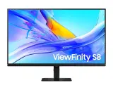 Samsung 32" ViewFinity S8 S80UD S32D804UAI (IPS 21:9 3840x2160x60Hz 5ms 350cd 3000:1 178/178 1,07 млрд DP; HDMI; USB-C (90 Вт) USB3.0x3 RJ45 HAS Tilt Swiv VESA Black Image