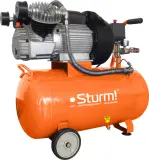 Компрессор поршневой Sturm! AC9323 безмасляный 410л/мин 50л 2400Вт оранжевый/черный Image