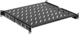 Полка стационарная ITK FS05-600PI-R 1U нагр.:100кг. 19" 600мм черный (упак.:1шт) Image