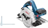 Циркулярная пила (дисковая) Bosch GKS 55+GCE 1350Вт (ручная) D диска.:165мм (601682100) Image