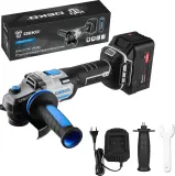 Углошлифовальная машина Deko DKAG20 PRO 9000об/мин рез.шпин.:M14 d=125мм (085-1073) Image