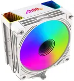 Устройство охлаждения(кулер) GMNG GG-CPC220-ARGB2 ARGB 120x120x25mm Soc-AM5/AM4/1151/1200/2066/1700 белый 4-pin 14-26dB Al+Cu LCD 220W 550gr Ret (GG-CPC220-ARGB2-WH) Image