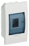 Щит распределительный IEK MKP12-V-04-40-20 ЩРВ-П-4 для установки модульных устройств встраиваемый 136мм 87мм 222мм 660B 4мод. пластик IP41 белый (упак.:1шт) Image