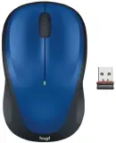 Мышь Logitech M235 синий/черный оптическая (1000dpi) беспроводная USB для ноутбука (2but) Image