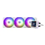 Zalman CPU Liquid Cooler 360mm, ARGB, LCD Display, white Image