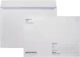 Конверт Silwerhof Eco С40.15.50 C4 229x324мм "Куда-Кому" белый силиконовая лента 80г/м2 (pack:50pcs) Image