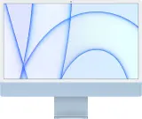 Моноблок Apple iMac A2438 24" 4.5K M1 8 core 8Gb SSD256Gb 8 core GPU macOS GbitEth WiFi BT клавиатура мышь Cam синий 4480x2520 Image