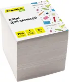 Блок для записей бумажный Silwerhof ECO Эконом 80x80x80мм 60г/м2 белый Image