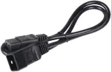 Шнур питания ITK PC-C19C20-3M C19-C20 проводник.:3x1.5мм2 3м 230В 16А черный Image