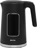 Чайник электрический Vitek VT-1162 1.7л. 2200Вт черный корпус: металл/пластик Image