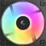 Вентилятор для корпуса Deepcool FD12 ARGB 120х120x25 черный 4-pin 26.9дБ (R-FD12-BKAPN1-G) Ret Image