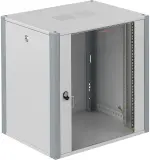 Шкаф коммутационный Sysmatrix (WP 6315.710 ) настенный 15U 600x350мм пер.дв.стекл 2 бок.пан. 60кг серый IP20 Image