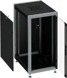 Шкаф коммутационный Sysmatrix (SL 6642.912) напольный 22U 600x600мм пер.дв.стекл металл 800кг черный 88кг IP20 Image