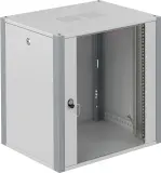 Шкаф коммутационный Sysmatrix (WP 6406.710) настенный 6U 600x450мм пер.дв.стекл 2 бок.пан. 60кг серый 14.5кг IP20 Image