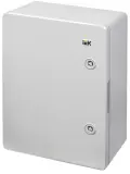 Щит распределительный IEK MKP93-N-403017-65 ЩМПп для установки силового оборудования навесной 300мм 170мм 400мм 230B 100A пластик IP65 серый антивандальный (упак.:1шт) Image
