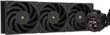 Система водяного охлаждения Thermalright Core Vision 360 Soc-AM5/AM4/1200/1700/1851 черный 4-pin 28.1dB Al LCD Ret (C-VISION-360-BL) Image