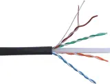 Кабель информационный Lanmaster TWT-6UTP-UNV кат.6 UTP 4 пары 23AWG LSZH универсальный 305м черный Image