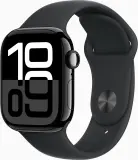 Смарт-часы Apple Watch Series 10 A2986 42мм OLED корп.черный Sport Band рем.черный (MWWE3LW/A) Image