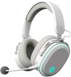 Наушники с микрофоном GMNG GG-HS405W белый мониторные BT/Radio/3.5mm оголовье (1899880) Image