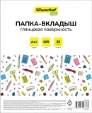 Папка-вкладыш Silwerhof Eco глянцевые А4+ 30мкм (упак.:100шт) Image