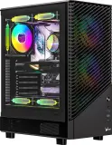 Корпус Formula Mana Geometry черный без БП ATX 7x120mm 1xUSB3.0 audio bott PSU Image