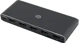Сплиттер аудио-видео Digma DHSP-v2x4 HDMI (f)/4xHDMI (f) черный Image