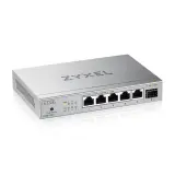 Мультигигабитный коммутатор Zyxel XMG-105, 5xRJ-45: 1/2.5G, 1xSFP+, настольный, бесшумный Image