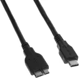 Кабель Buro USB Type-C (m) micro USB 3.0 B (m) 0.5м (BU-TYPEC-MICROUSB3.0-0.5M) Image