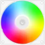 Вентилятор для корпуса ID-Cooling AS-120-W ARGB 120х120x25 белый 4-pin 27.2дБ (AS-120-ARGB-W) Ret Image