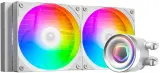 Система водяного охлаждения ID-Cooling FX240 Inf ARGB Soc-AM5/AM4/1200/1700/1851 белый 4-pin 27.2dB Al+Cu 300W Ret (FX240 INF WHITE) Image