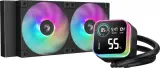 Система водяного охлаждения Deepcool LQ240 ARGB Soc-AM5/AM4/1200/1700/1851 черный 4-pin 38.71dB Al LCD 300W 1530gr Ret (R-LQ240-BKLSMW-G-1) Image