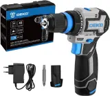 Дрель-шуруповерт Deko Loner 12V Pro аккум. патрон:быстрозажимной (кейс в комплекте) (085-1122) Image