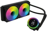 Система водяного охлаждения Bloody BD-LC240ARGB2 ARGB Soc-AM5/AM4/1151/1200/2066/1700 черный 4-pin 22-35dB Al+Cu 260W 1100gr Ret (BD-LC240ARGB2-BK) Image