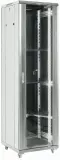 Шкаф коммутационный Rexant (04-4266-211) напольный 42U 600x600мм пер.дв.стекл металл 2 бок.пан. направл.под винты 800кг серый 230град. IP20 сталь Image