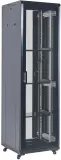 Шкаф серверный Rexant (04-4266-232) напольный 42U 600x800мм пер.дв.перфор. металл 2 бок.пан. направл.под винты 800кг черный 230град. IP20 сталь Image