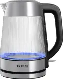 Чайник электрический Red Solution G121 1.8л. 2200Вт черный/серебристый корпус: стекло/металл/пластик Image