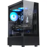 корпус Formula V Line Crystal Z1 Black, ATX, Left & Front side Tempered Glass, USB3.0*1, USB2.0*2 Image