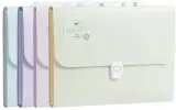 Папка-портфель Deli Colorful EF612 7 отдел. A4 полипропилен ассорти Image
