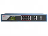Коммутатор Hikvision DS-3E1310P-EI/M (L2) 8x100Мбит/с 2SFP 123W Image