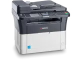 Kyocera FS-1025MFP, P/C/S, ч/б лазерный, A4, 25 стр/мин, 1800x600 dpi, 64 Мб, USB 2.0, Network, лоток 250 л., Duplex, автопод., старт.тонер 1000 стр. Image