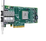 DELL QLogic 2772 Dual Port FC32 FC HBA, PCIe Full Height (including FC32 trancievers x 2) Image