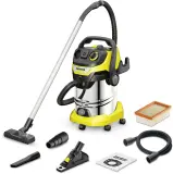 Строительный пылесос Karcher WD 6 P S V-30/6/22/T + DDC (YSY) 1300Вт (уборка: сухая/сбор воды) желтый Image