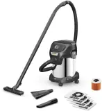 Строительный пылесос Karcher KWD 3 S V-17/4/20 Anniversary Edition 1000Вт (уборка: сухая/сбор воды) черный Image