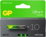 Батарея GP Ultra Plus Alkaline 24AUPA21-2CRB10 AAA (10шт) блистер Image