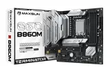 MAXSUN MS-Terminator B860M, LGA1851, B860, 4*DDR5, 4*SATA3, 3*M.2, USB 3.2, USB 2.0, Type-C, 1*PCIEx16, 1*PCIex4, 1*PCIex1, HDMI+DP, mATX Image