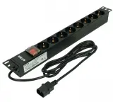 Блок распределения питания NTSS NTSS-PDU-DA1017 гор.размещ. 8xSchuko базовые 10A C14 2м Image