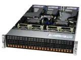 Supermicro Hyper A+ Server 2U 2125HS-TNR 2xGenoa 9374F/24x96Gb/1x7450 PRO 960GB NVMe PCIe 4.0 M.2(24 NVMe)/2-port 10GBase-T 2x10Gb SFP+/2x1600W(2nd config) Image