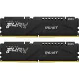 Kingston 32GB 6000MT/s DDR5 CL30 DIMM kit (2x16GB) FURY Beast XMP Image