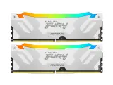 Kingston 32GB 7600MT/s DDR5 CL38 DIMM (Kit of 2) FURY Renegade RGB White XMP Image
