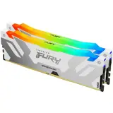 Kingston 32GB 7200MT/s DDR5 CL38 DIMM (Kit of 2) FURY Renegade RGB White XMP Image